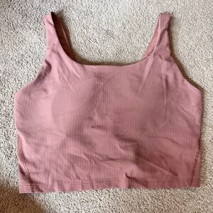 Old Navy Ribbed Sports Bra in Mauve